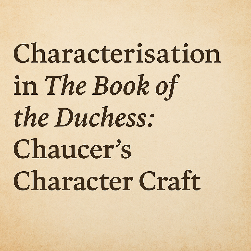 Characterization in The Book of the Duchess