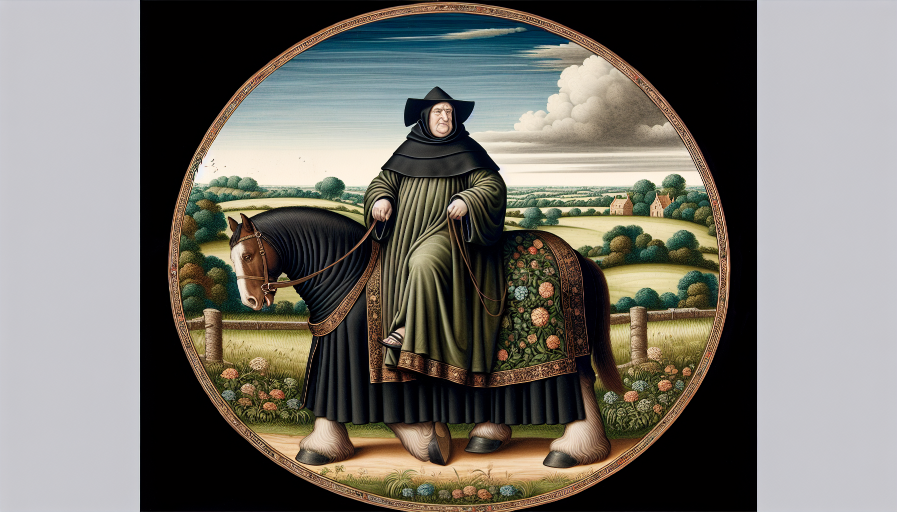 The Monk in The Canterbury Tales