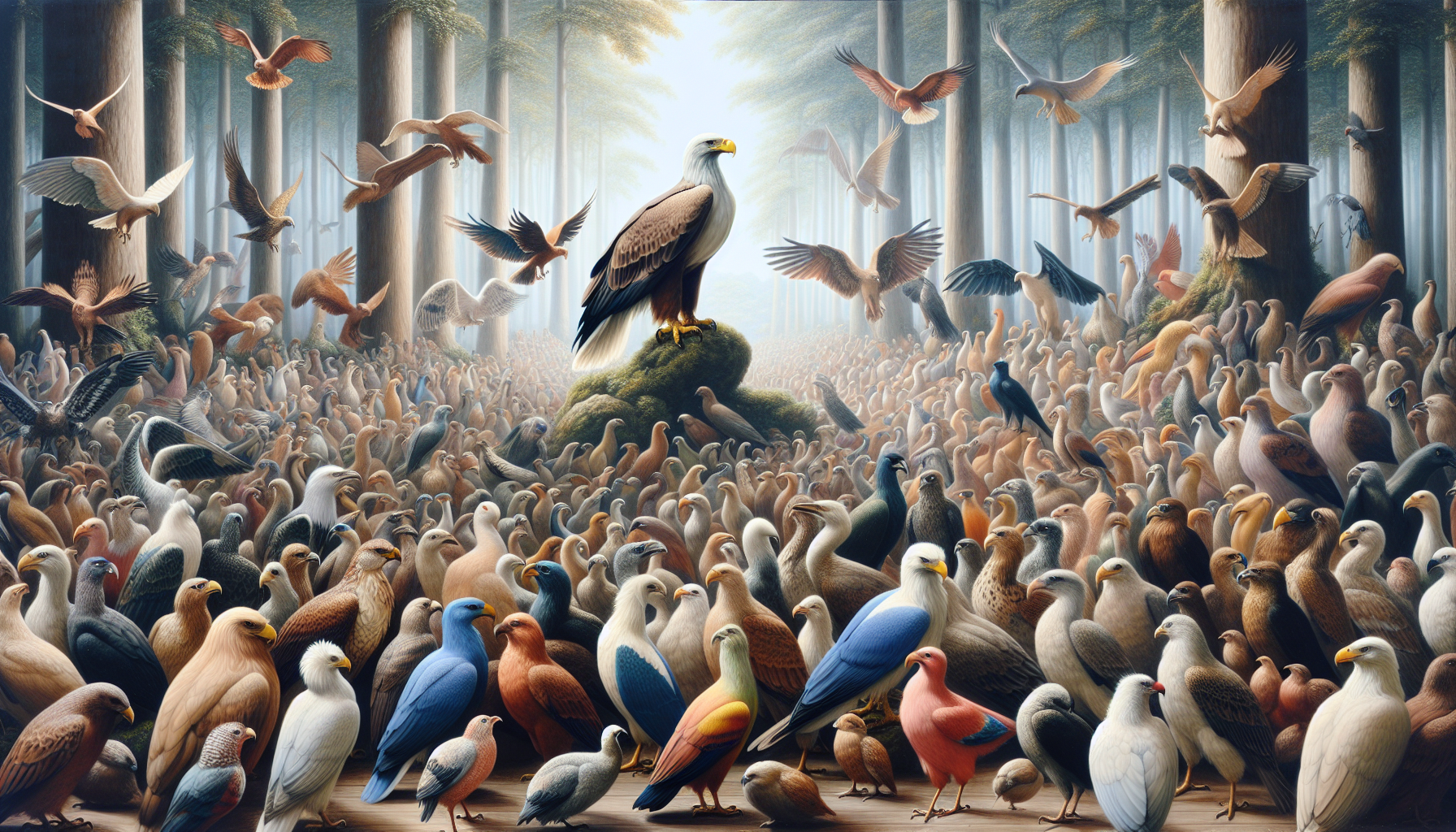 The Female Eagle’s Choice in The Parliament of Fowls