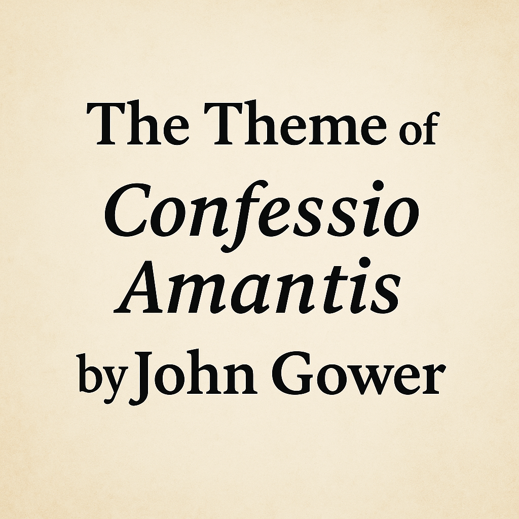 The Theme of Confessio Amantis by John Gower