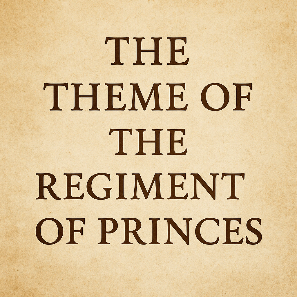 The Theme of The Regiment of Princes