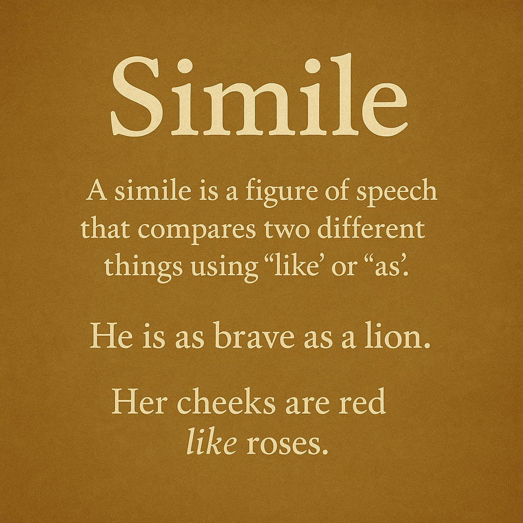 Simile in literature
