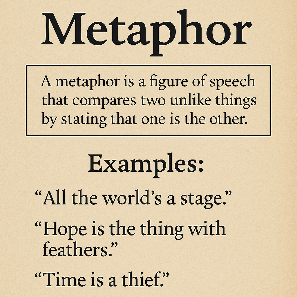 Metaphor in literature