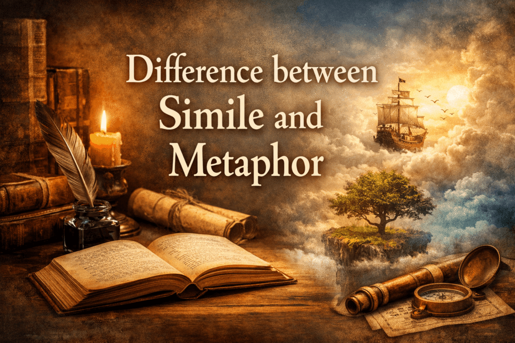 Difference Between Simile and Metaphor