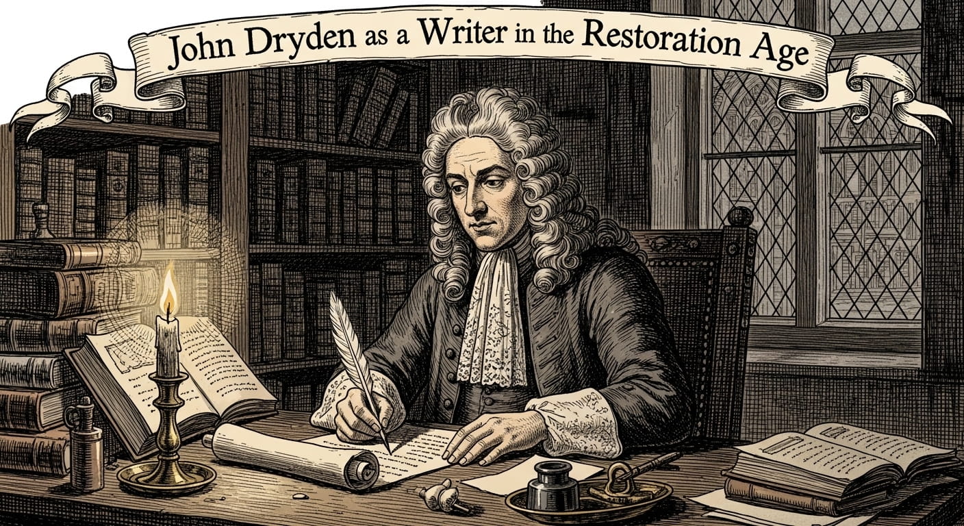 John Dryden as a Writer in the Restoration Age