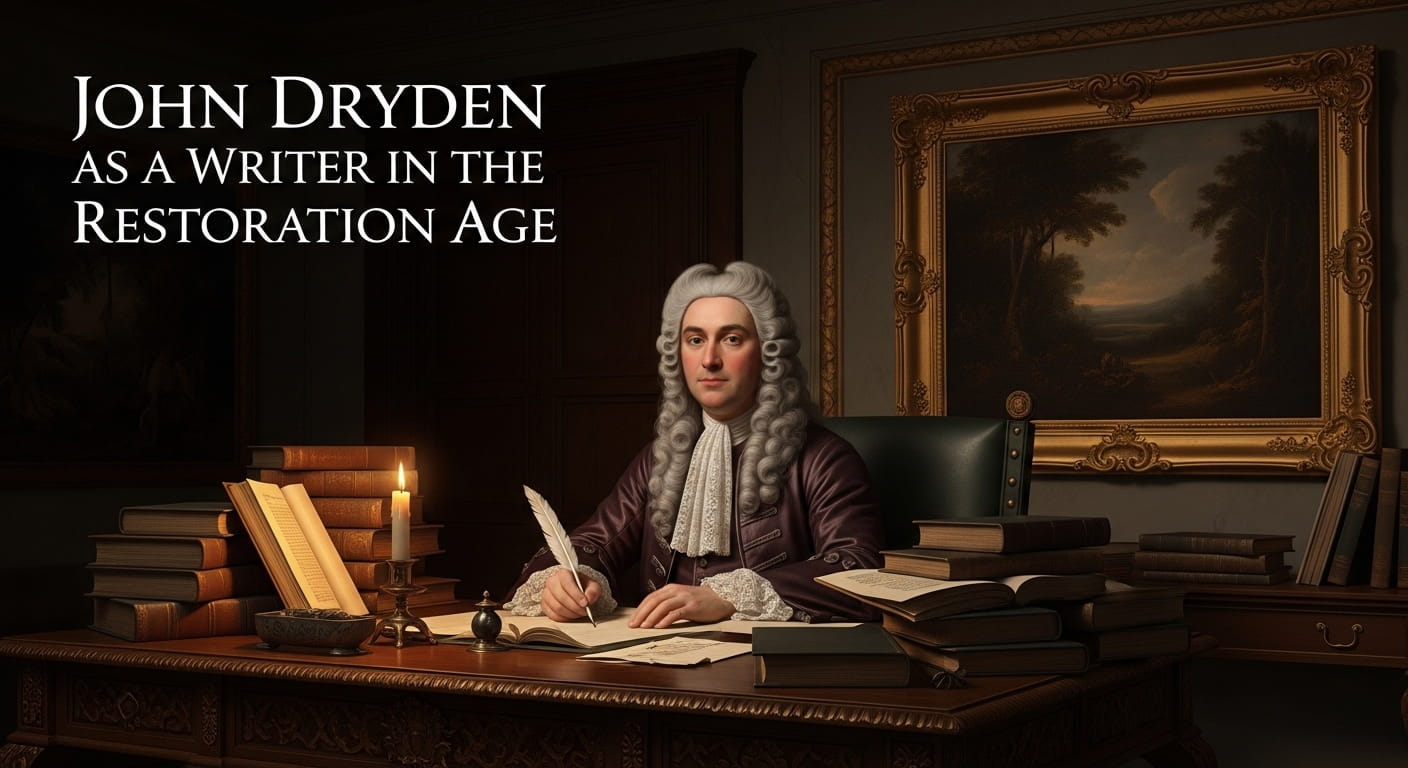 John Dryden as a writer of the Restoration Age in English literature