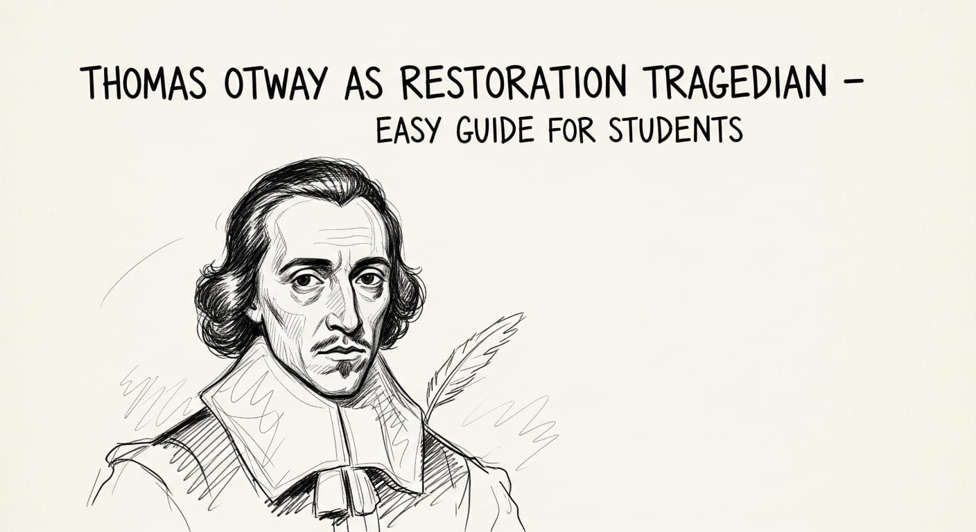 Thomas Otway as Restoration Tragedian