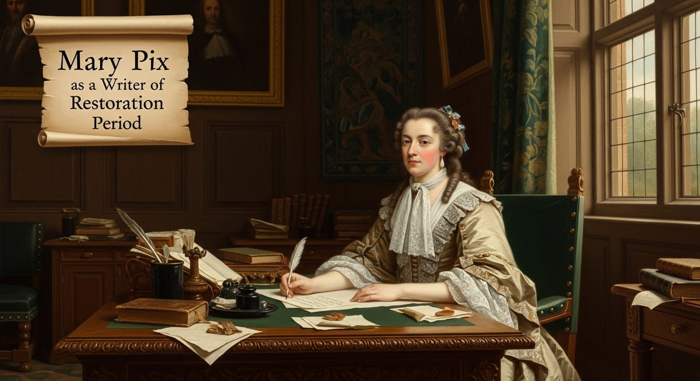 Mary Pix English playwright and author historical image