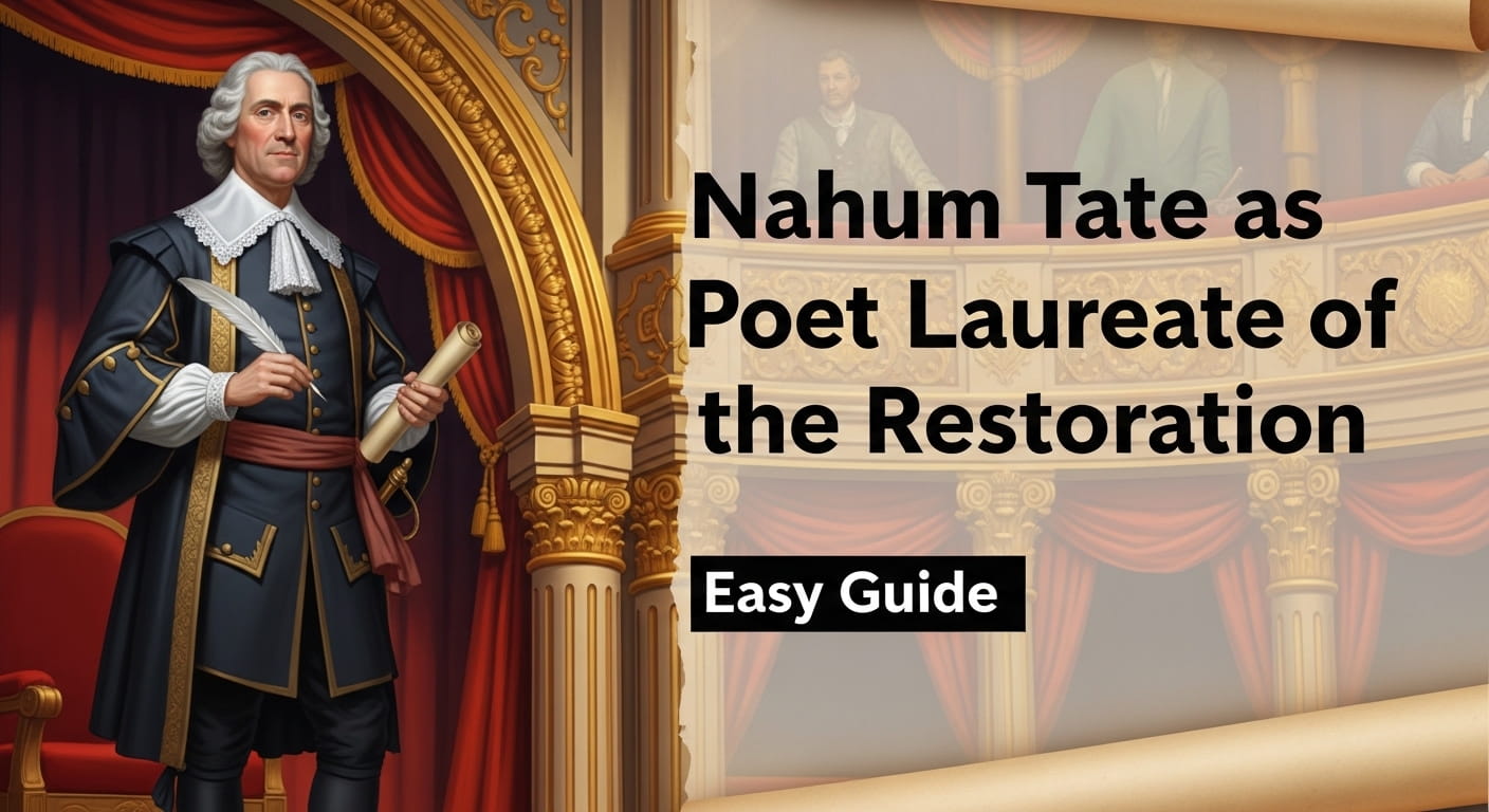 Nahum Tate as Poet Laureate of Restoration