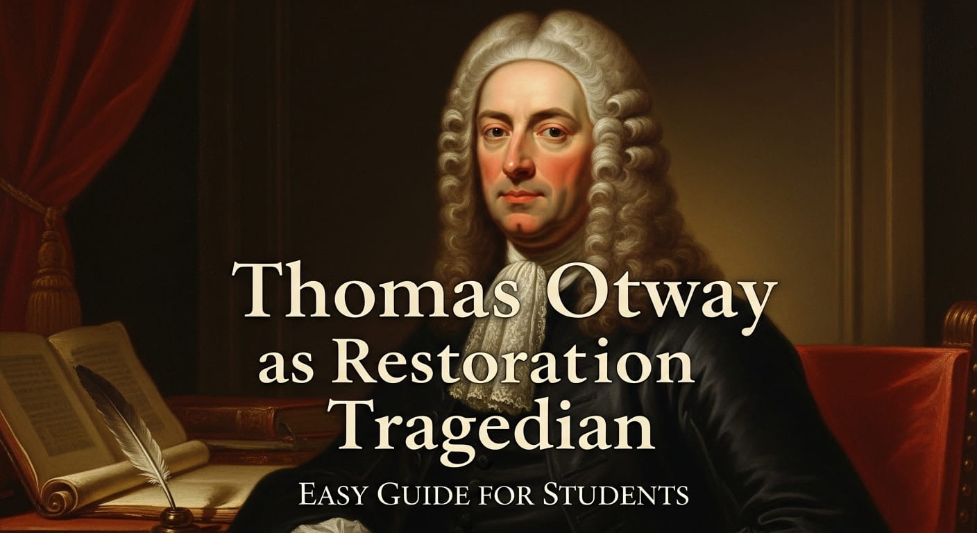 Thomas Otway as Restoration Tragedian