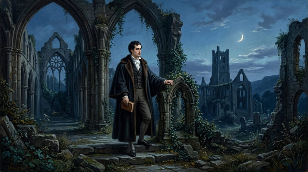 Lord Byron as Romantic Poet — English Romantic poet known for passion, rebellion, and the Byronic Hero