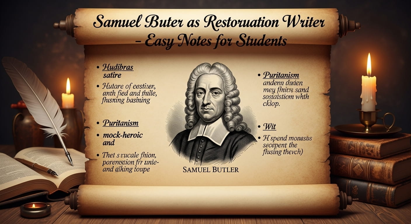 Samuel Butler as Restoration Writer