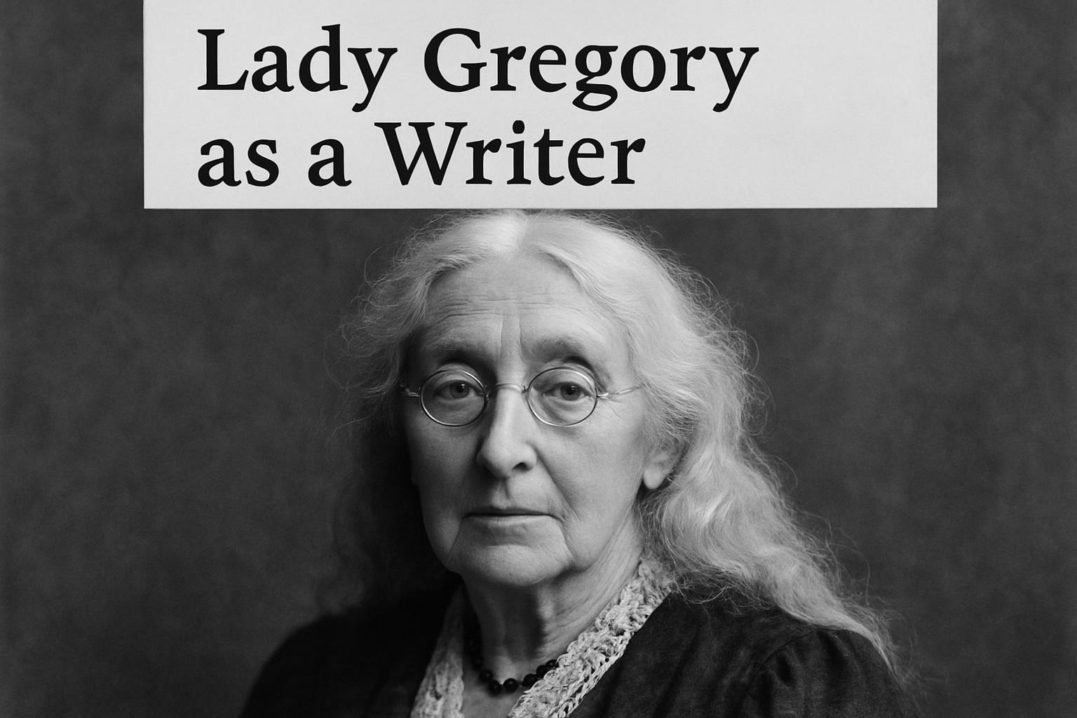 Lady Gregory as a Writer