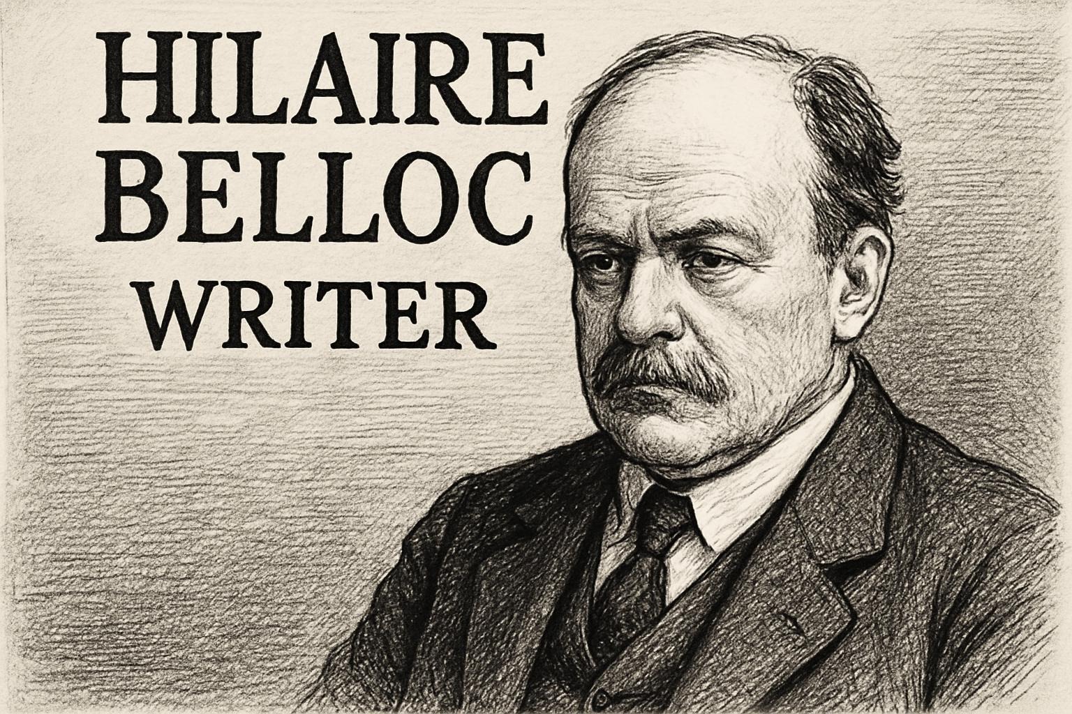 Hilaire Belloc as a Writer