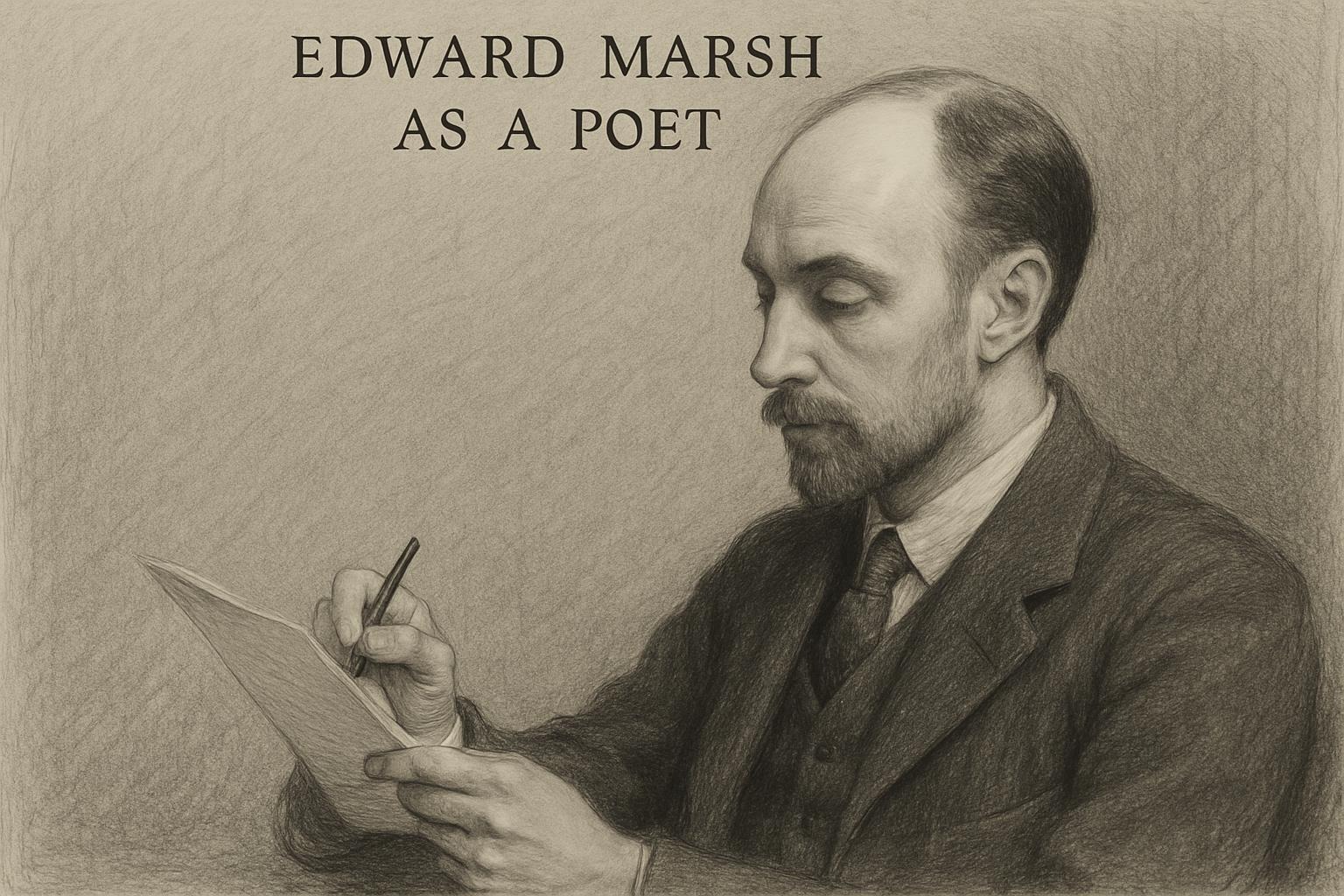 Edward Marsh as a Poet