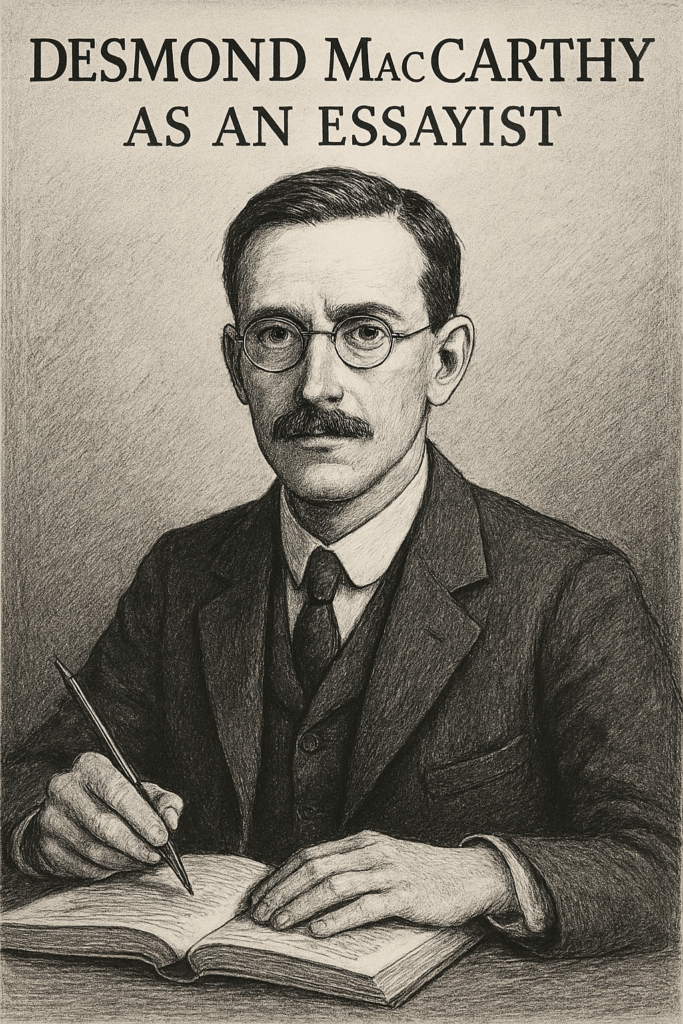 Desmond MacCarthy as an Essayist