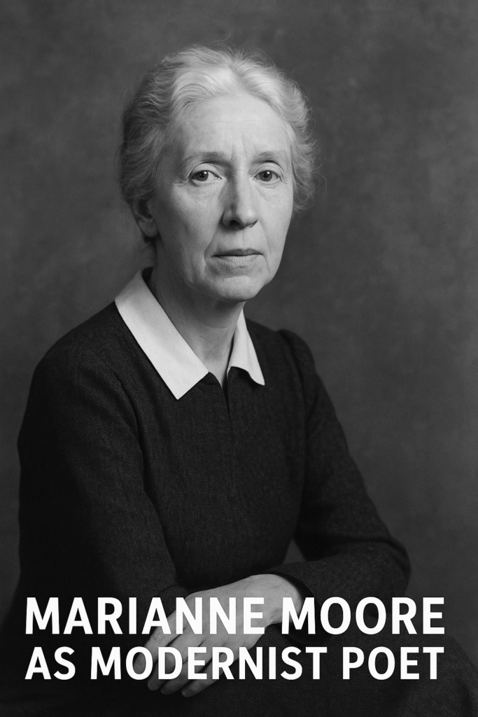 Marianne Moore as modernist poet, her style, themes, influences, and lasting literary legacy in modernism.