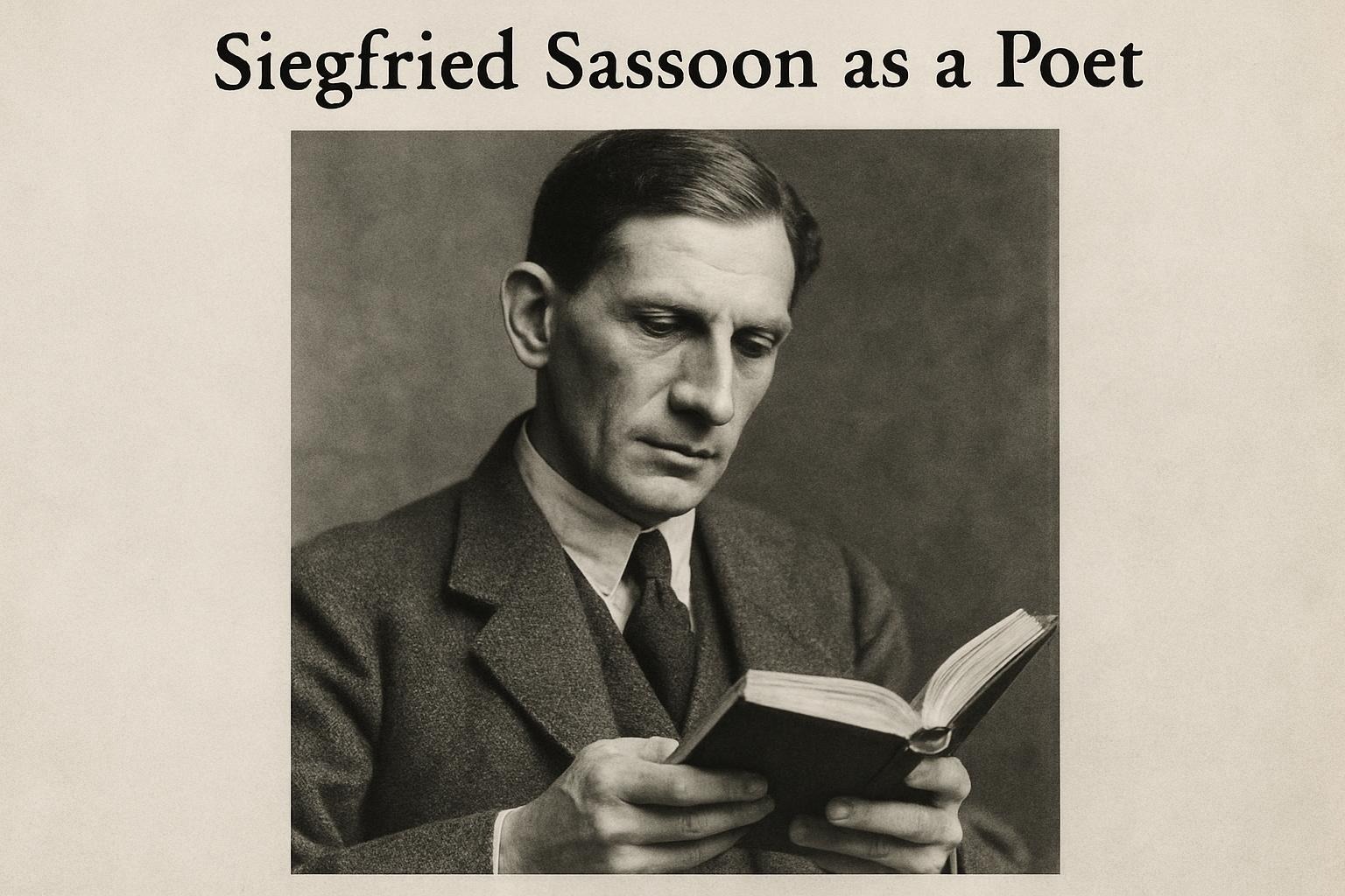 Siegfried Sassoon as a Poet