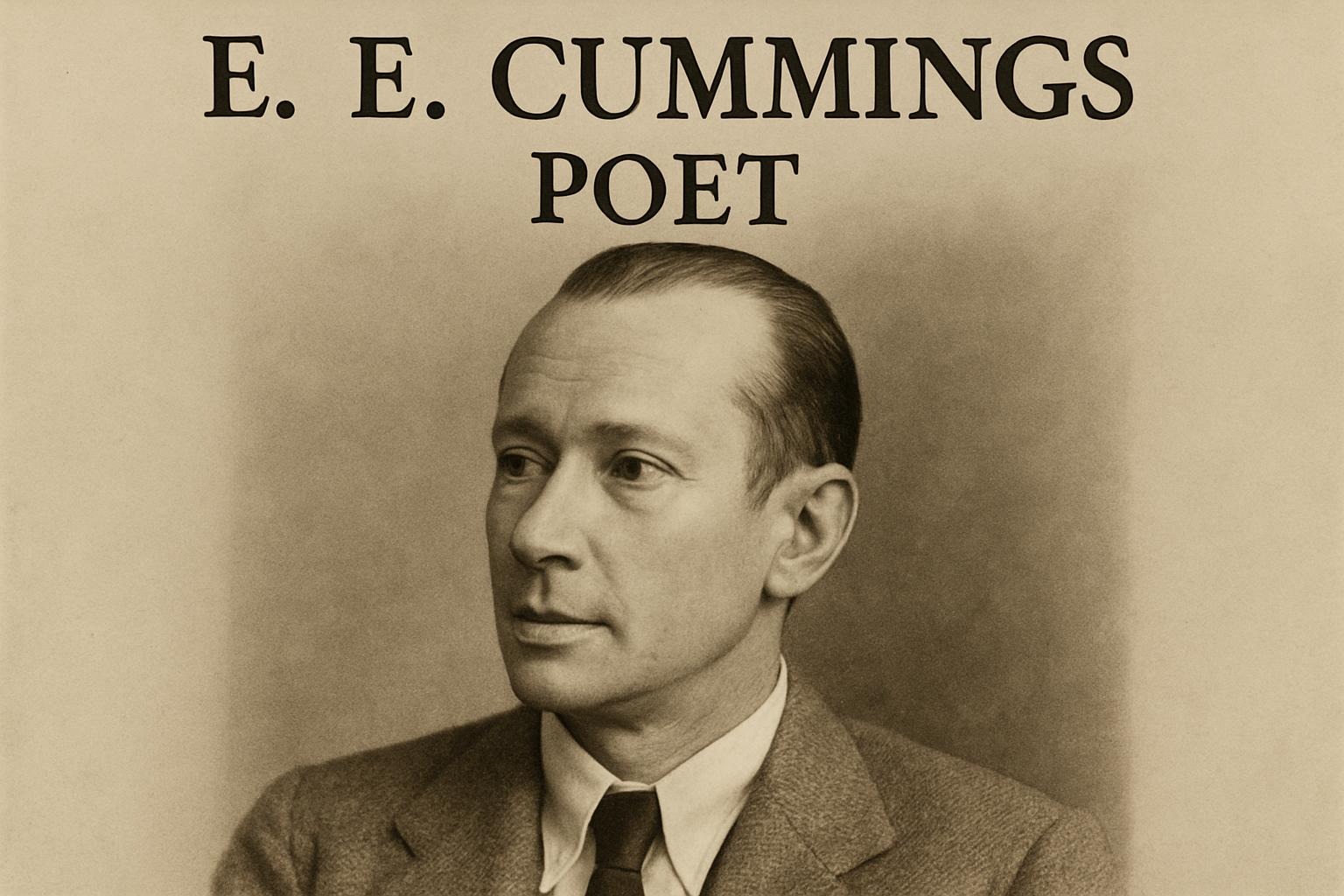 E.E.Cummings as poet