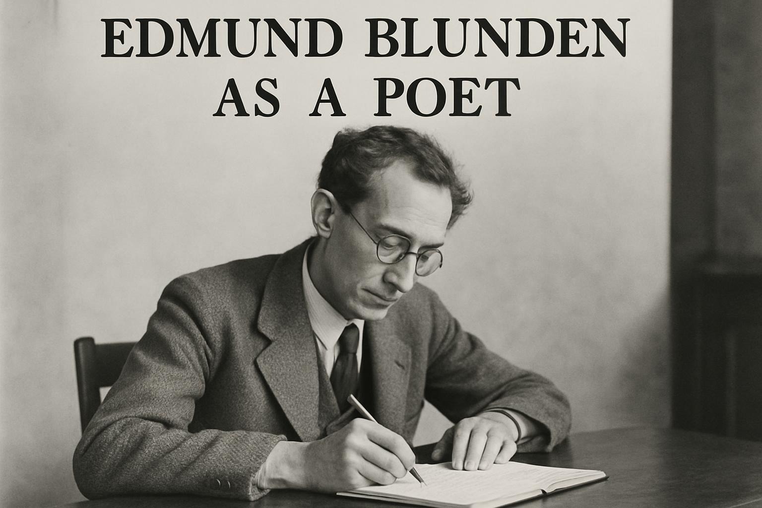 Edmund Blunden as a poet