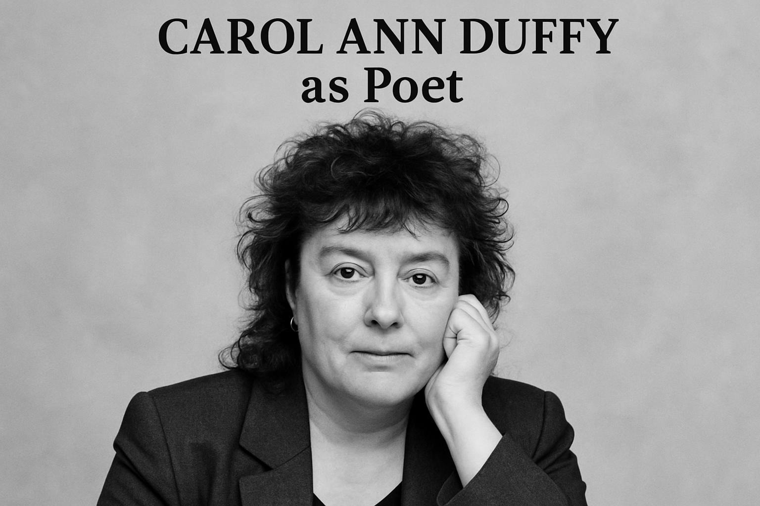 Carol Ann Duffy as Poet