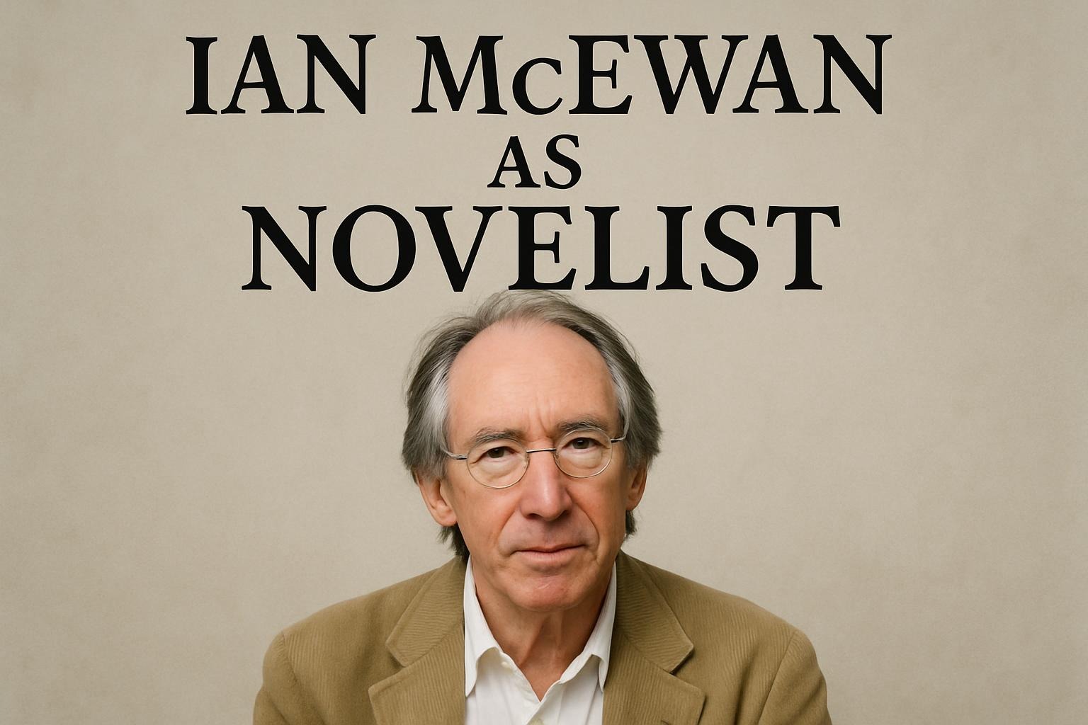 Ian McEwan as Novelist