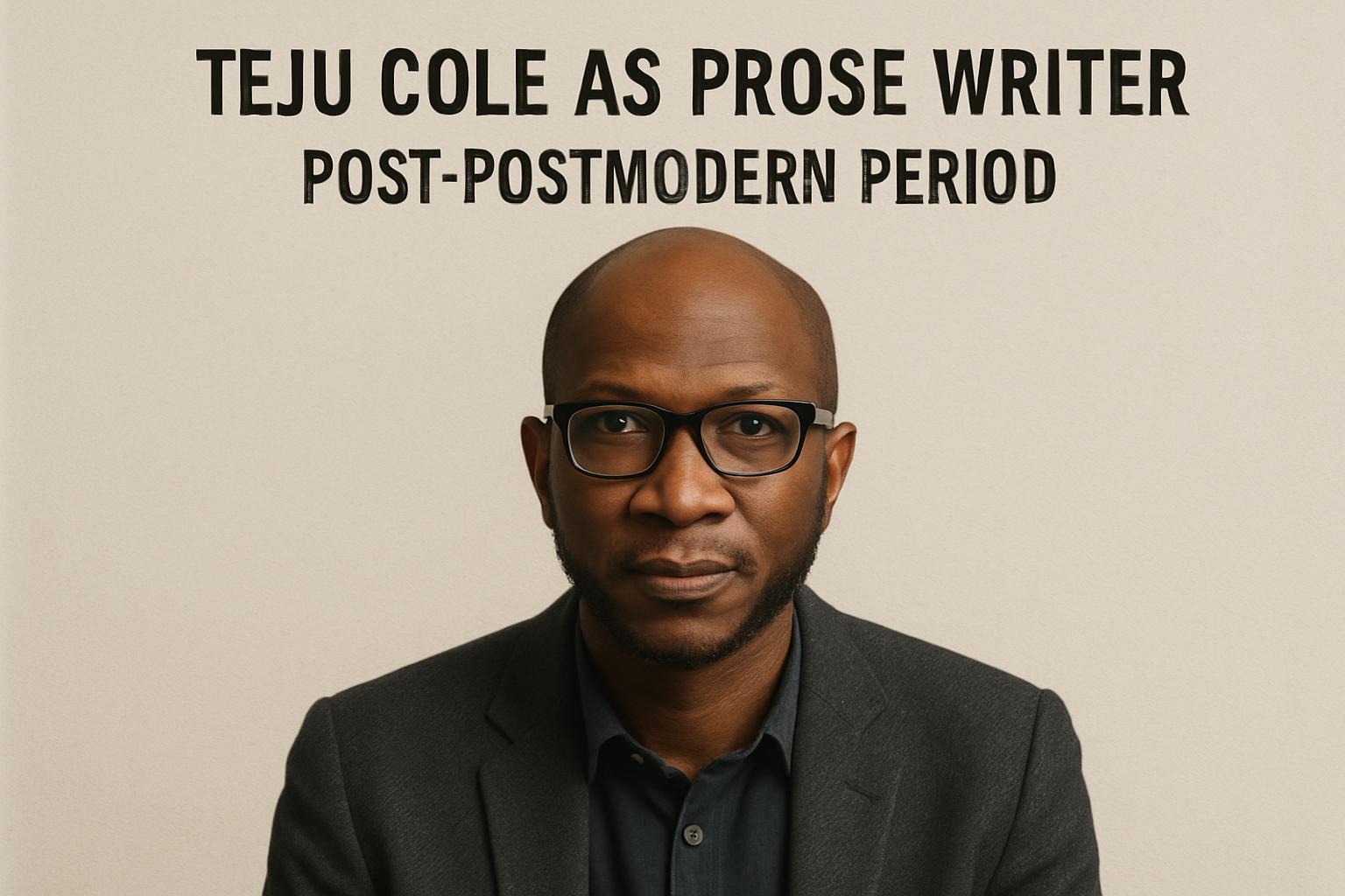 Teju Cole as Prose Writer