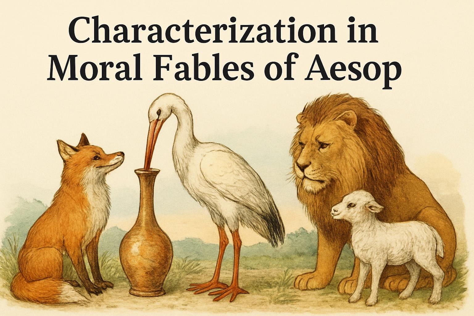 Characterization in Moral Fables of Aesop