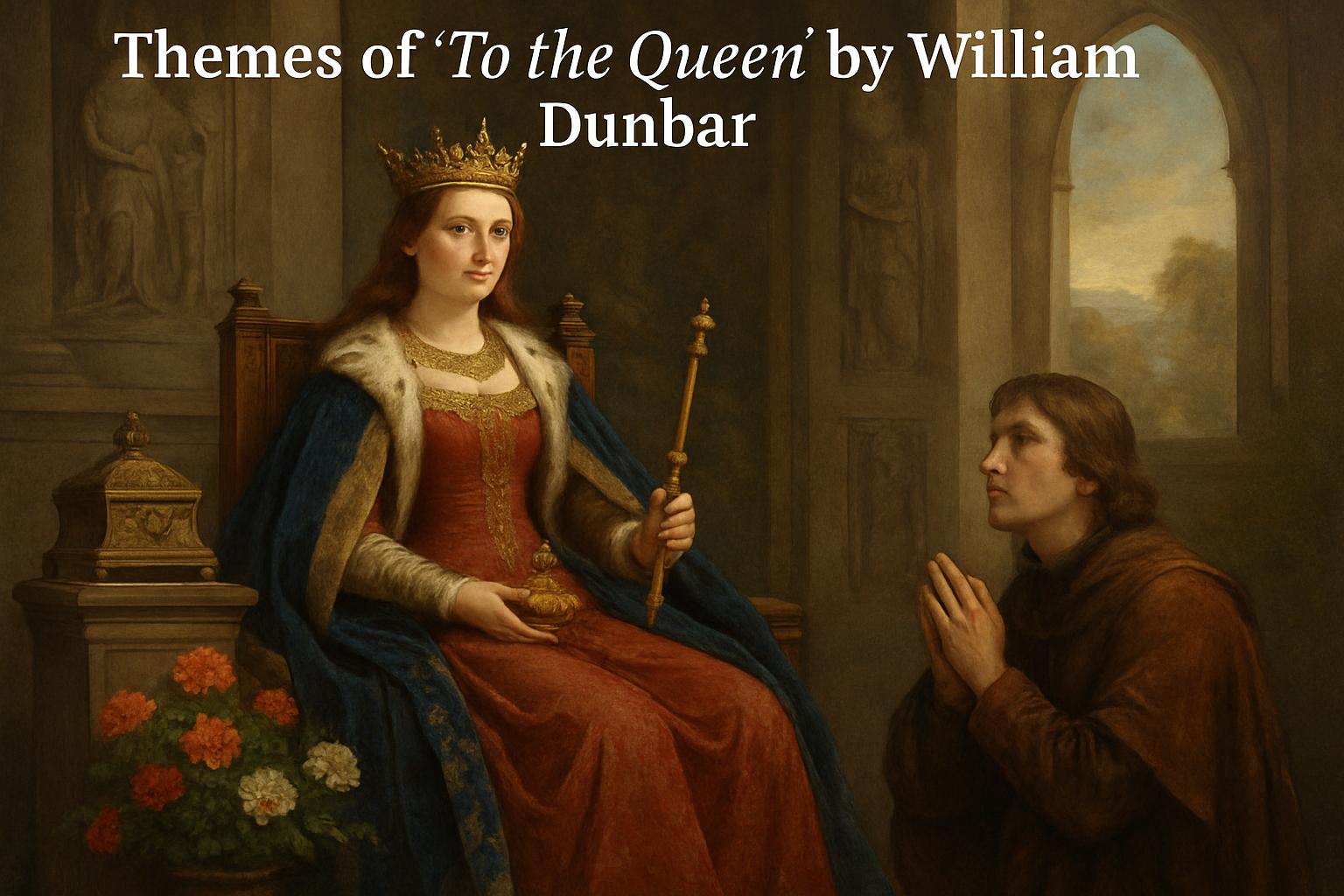 Themes of To the Queen by William Dunbar