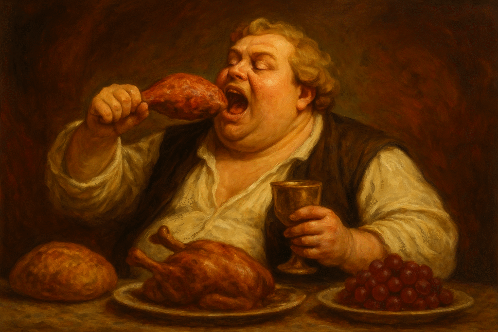 Role of Gluttony in Dance of the Seven Deadly Sins
