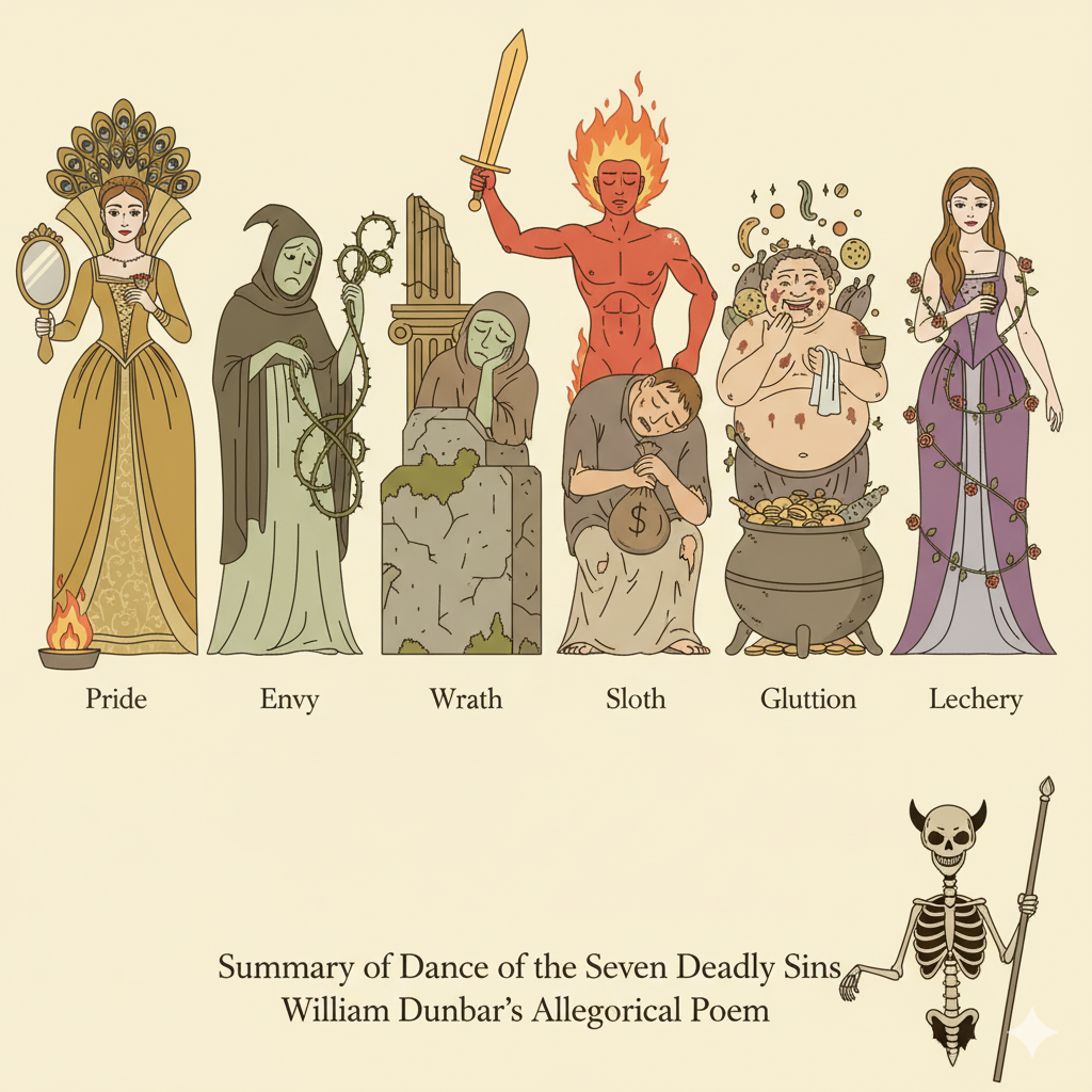 Summary of Dance of the Seven Deadly Sins
