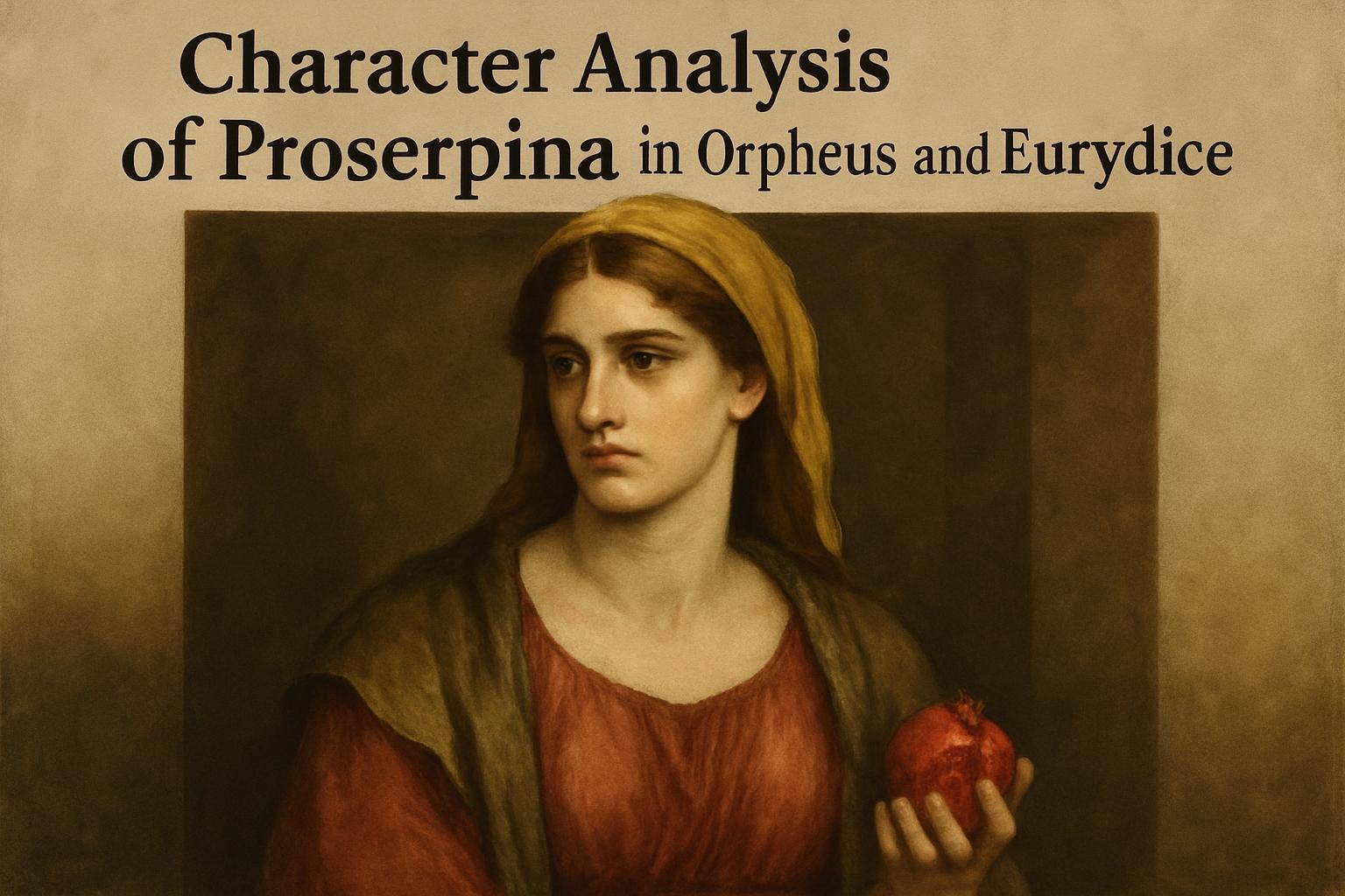 Character Analysis of Proserpina in Orpheus and Eurydice