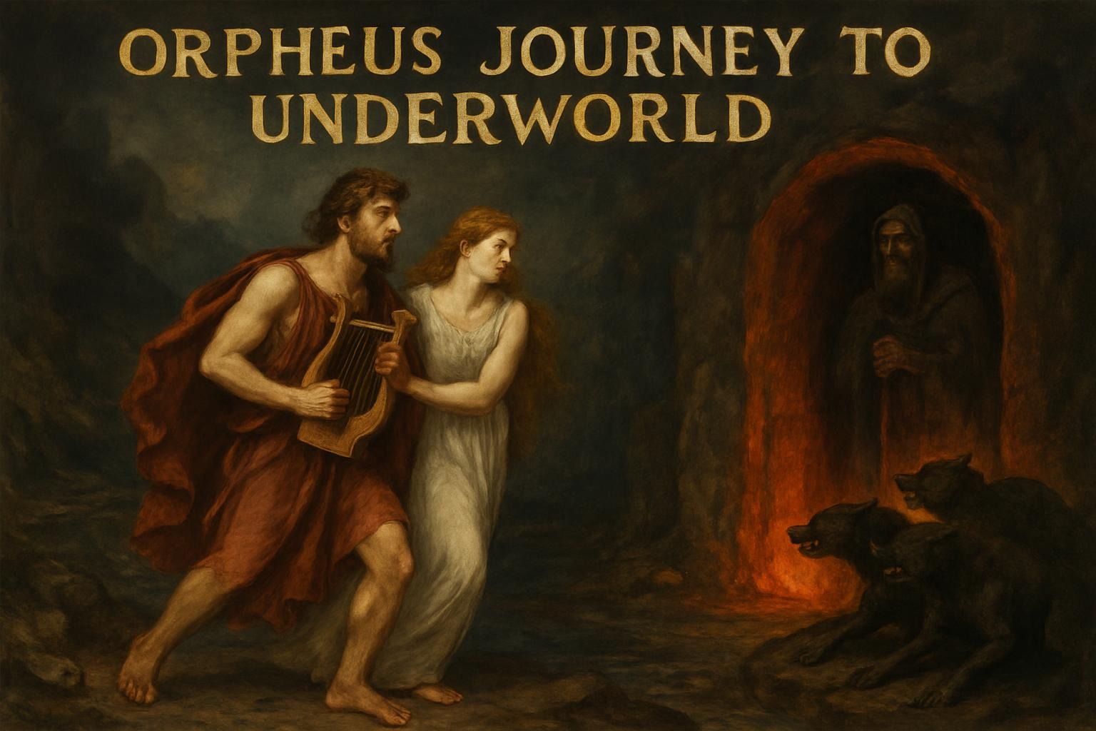 Orpheus journey to Underworld