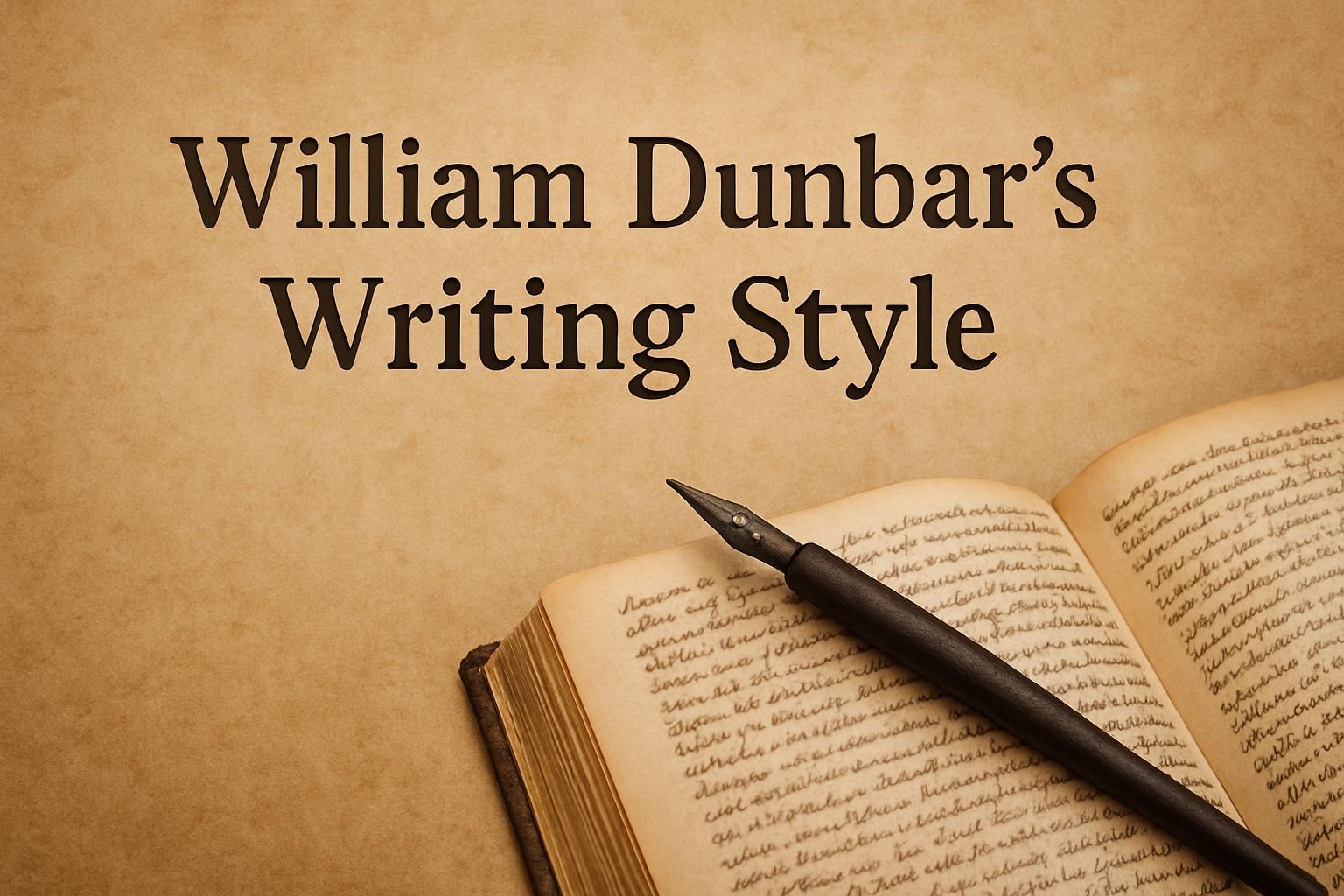 William Dunbar's Writing Style