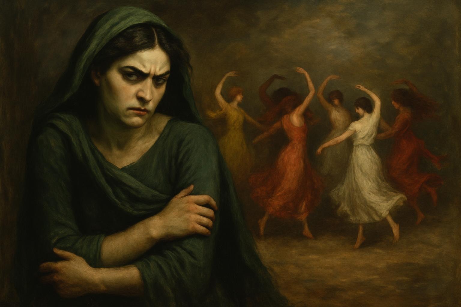 Role of Envy in Dance of the Seven Deadly Sins