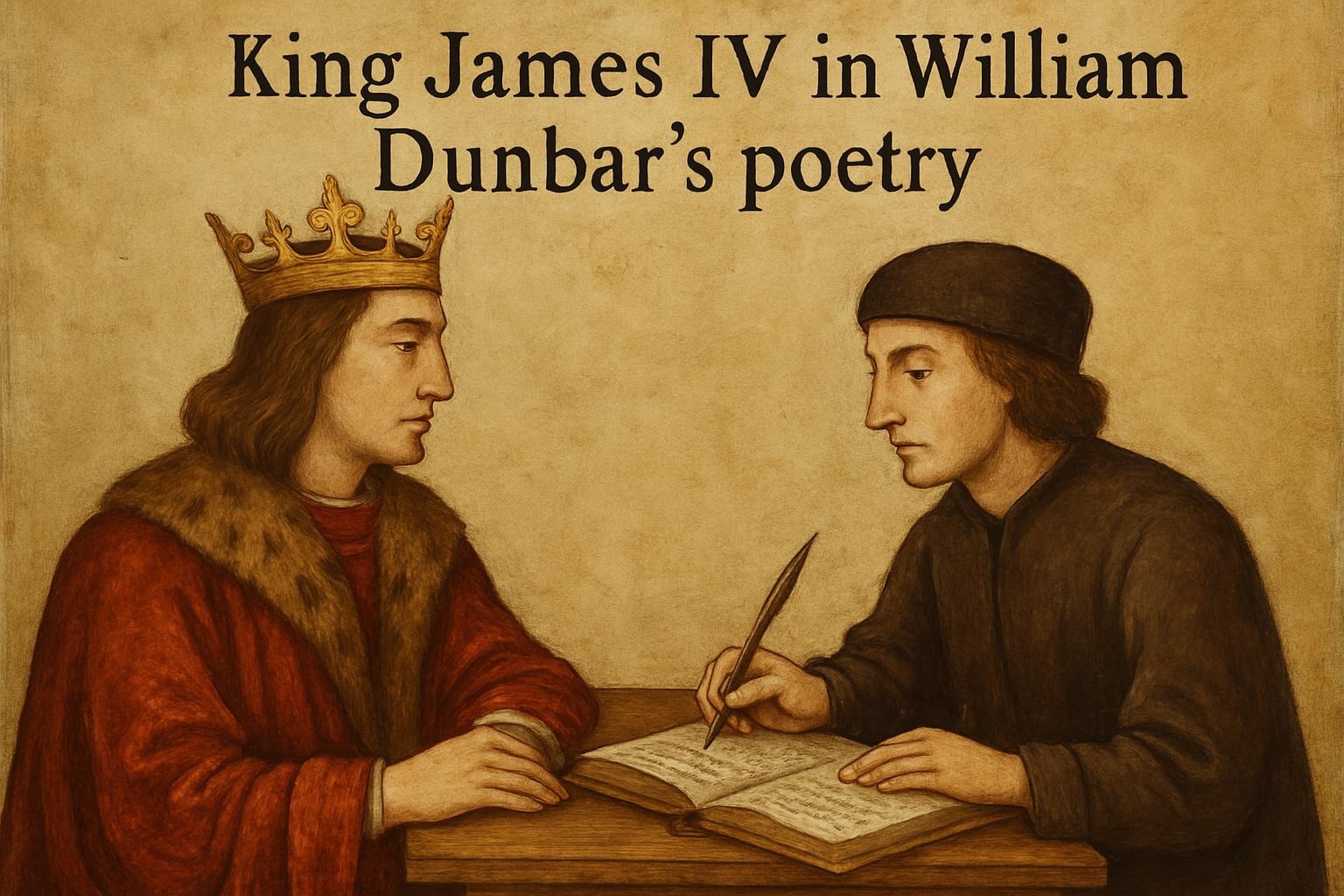 King James IV in William Dunbar’s poetry