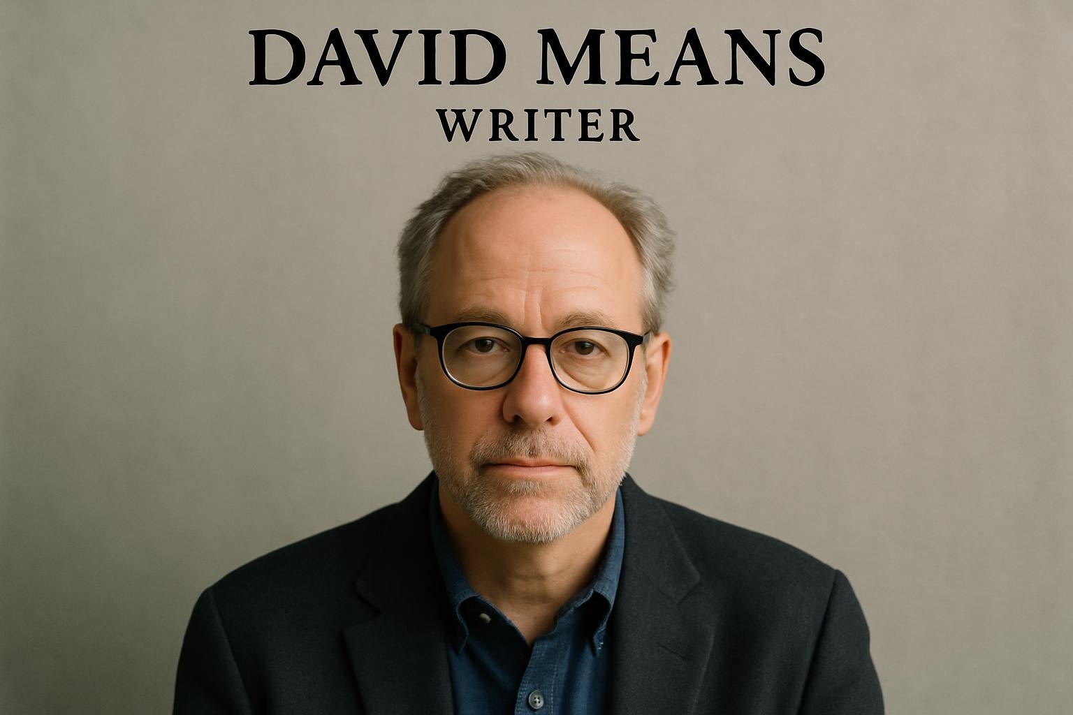 David Means as Writer