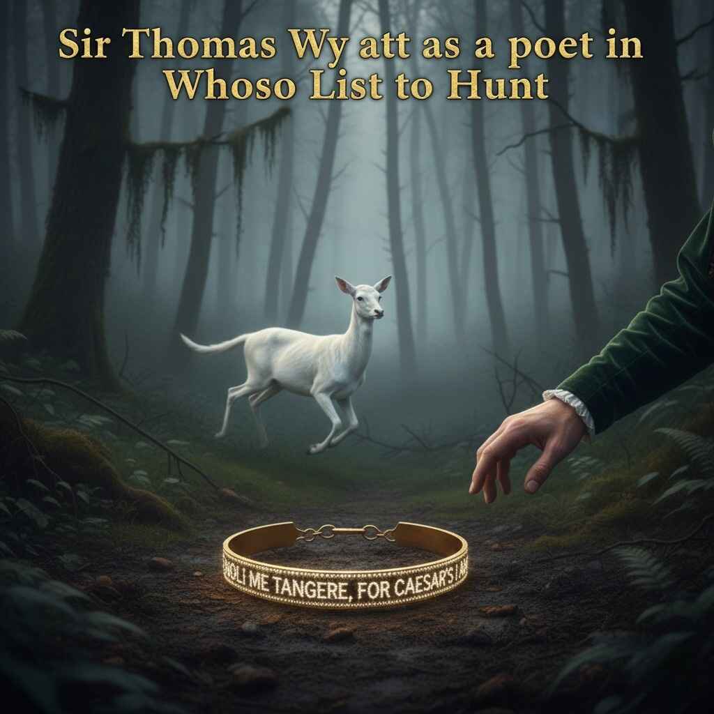 Sir Thomas Wyatt as a poet in Whoso List to Hunt