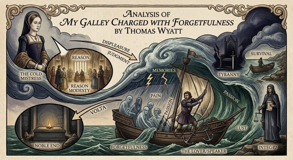 Analysis of My Galley Charged with Forgetfulness by Thomas Wyatt