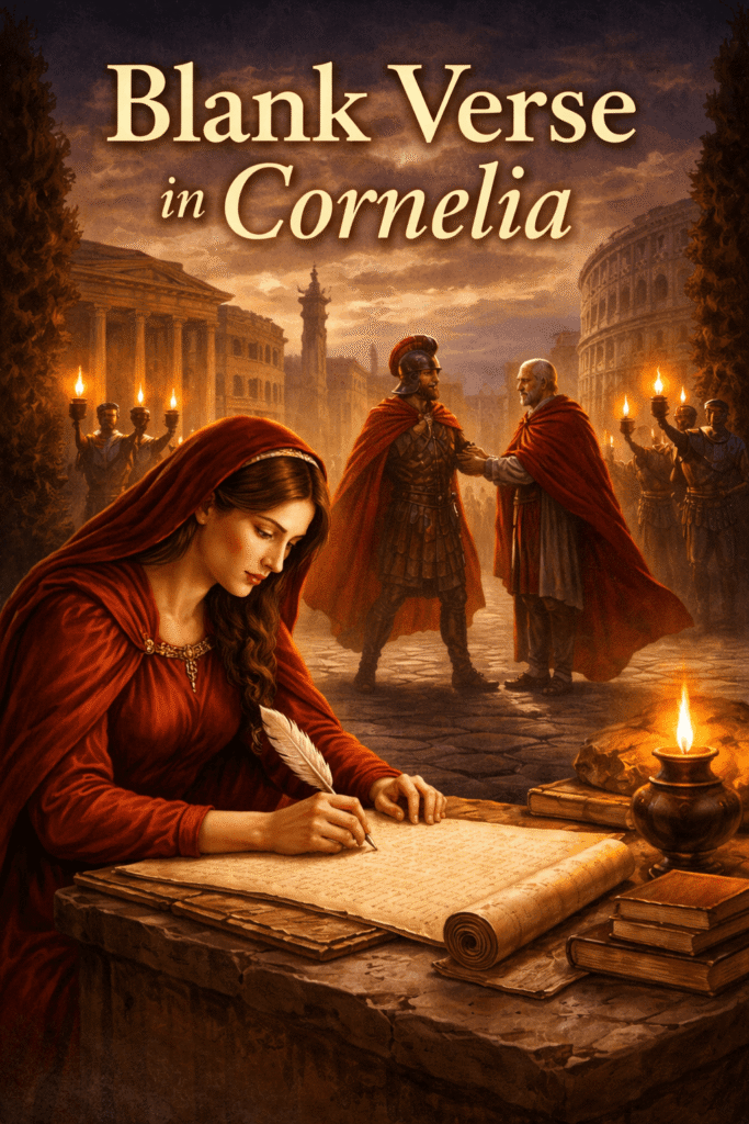 Blank Verse in Cornelia