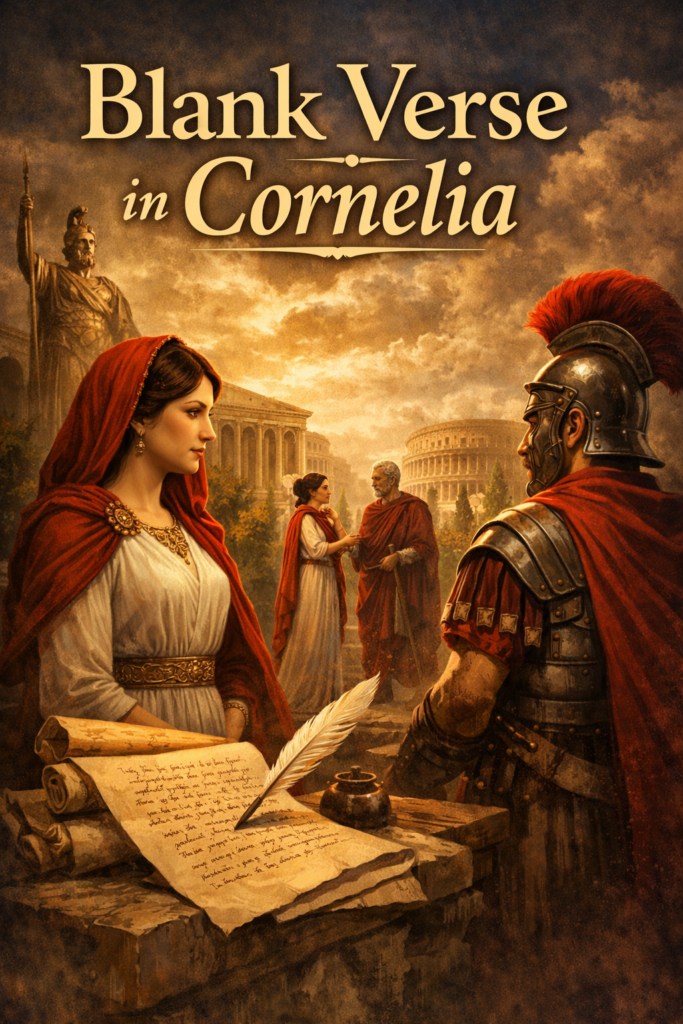 Blank Verse in Cornelia