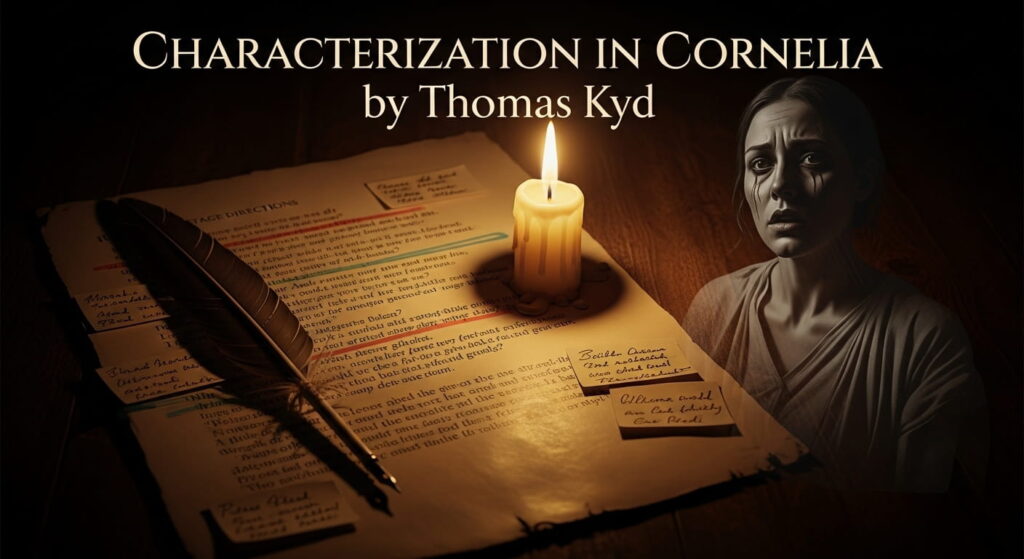 Characterization in Cornelia by Thomas Kyd