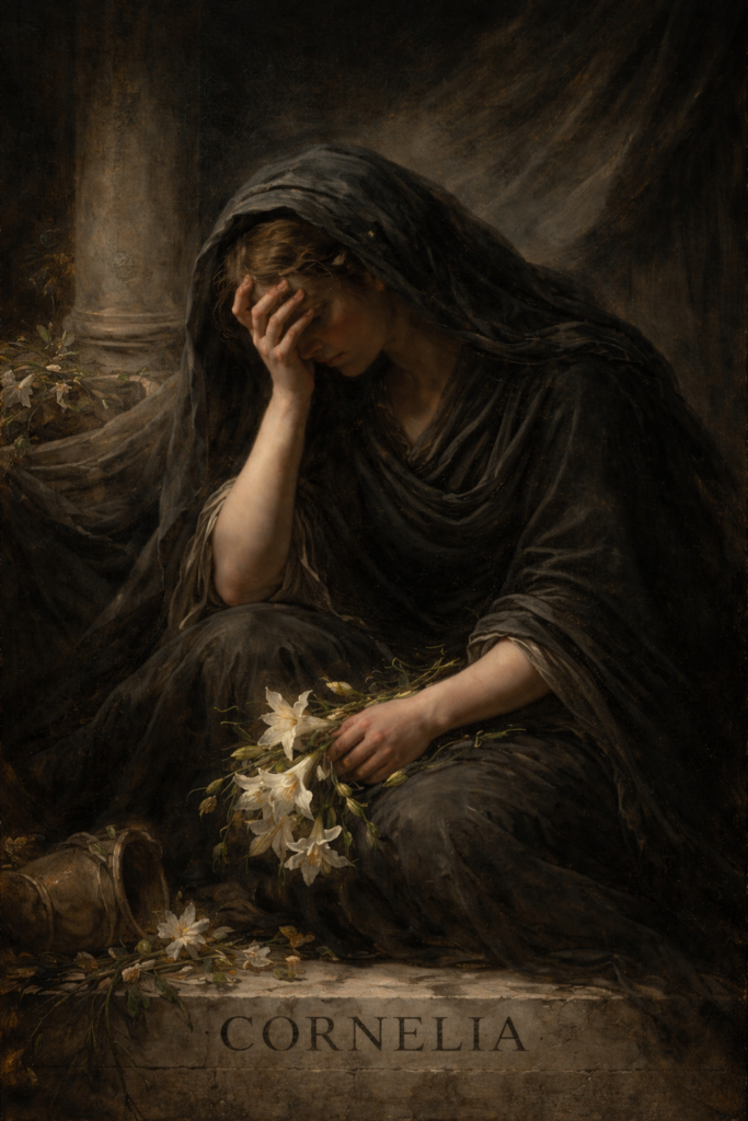 Cornelia as a symbol of grief
