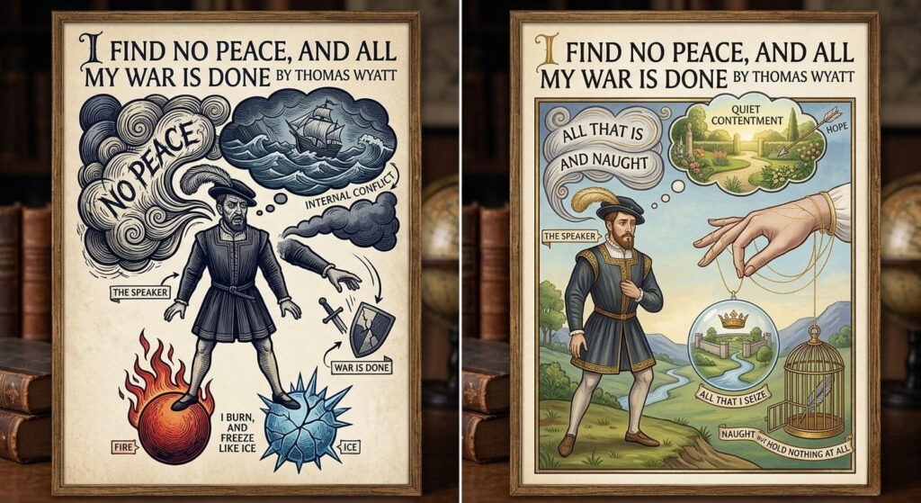 I Find No Peace, and All My War Is Done by Thomas Wyatt