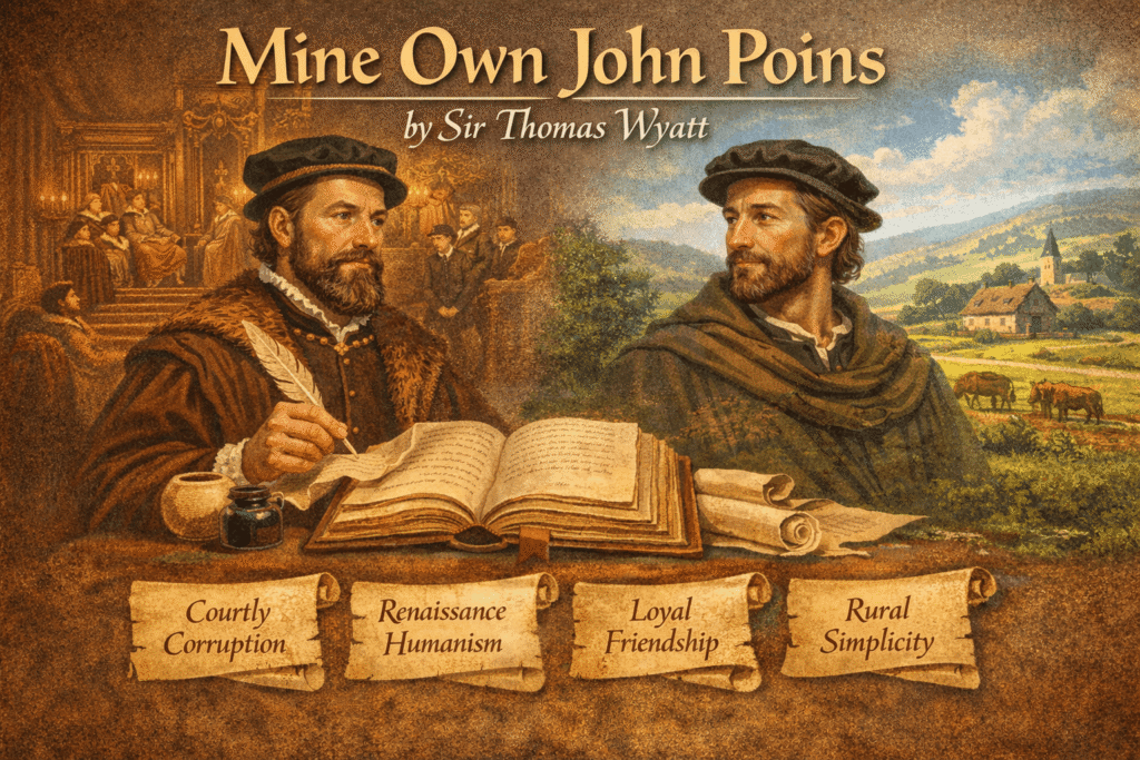 Mine Own John Poins by Sir Thomas Wyatt