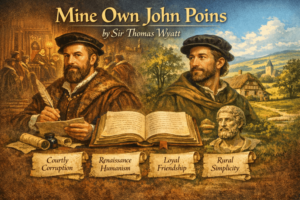 Mine Own John Poins by Sir Thomas Wyatt