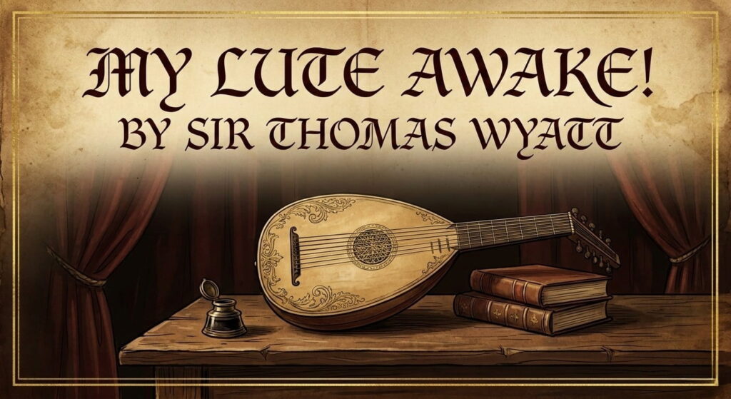 My Lute Awake! by Sir Thomas Wyatt