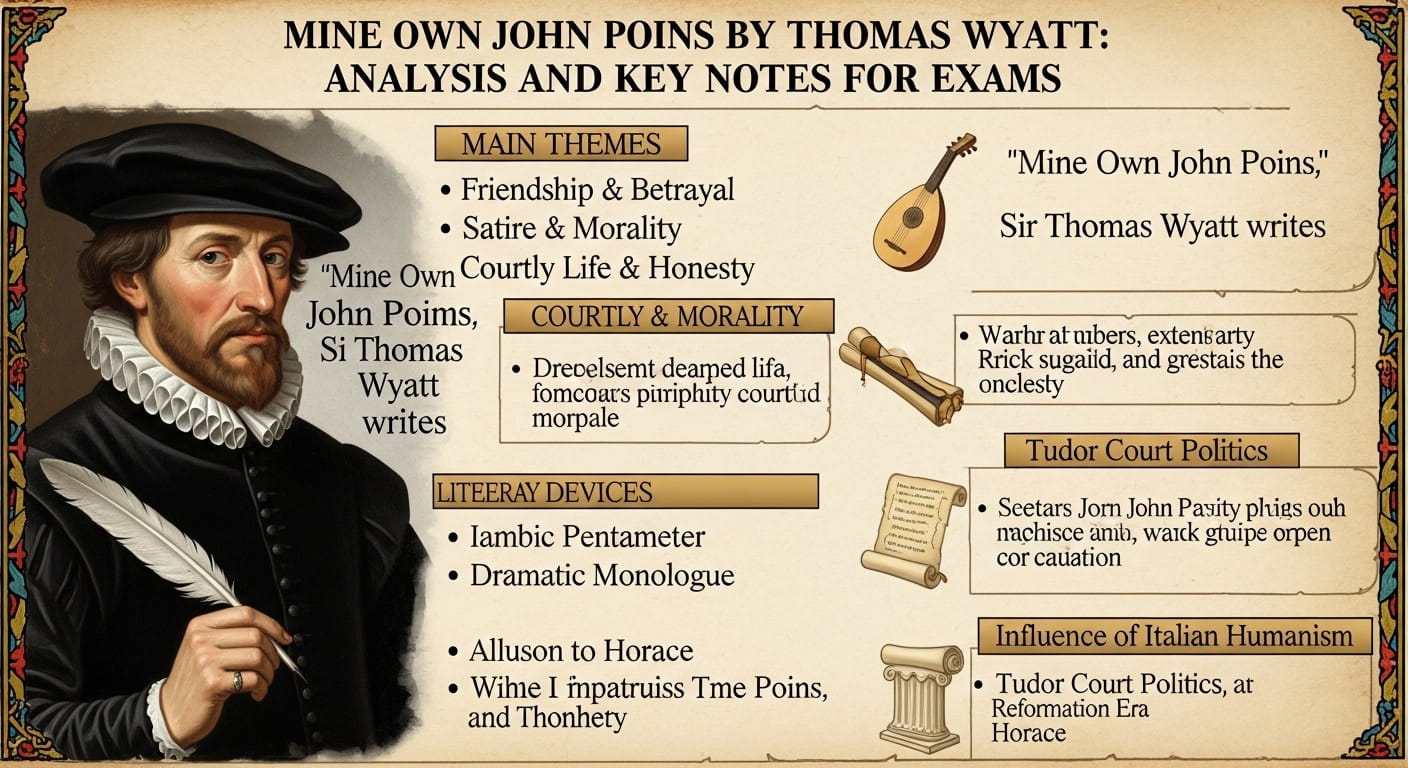 Mine Own John Poins by Thomas Wyatt