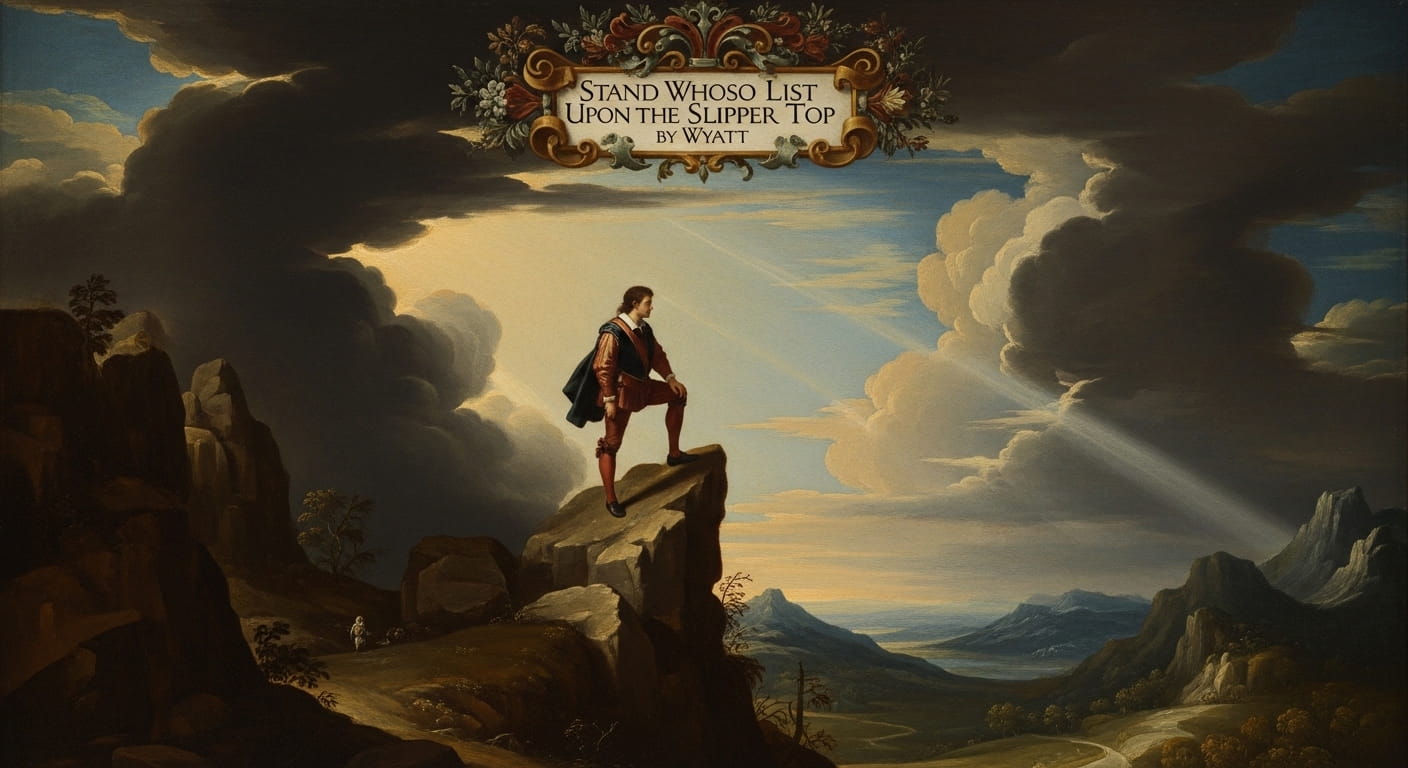 Stand Whoso List Upon the Slipper Top by Wyatt A Complete Guide